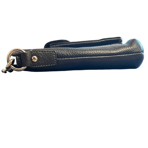 Coach Swingpack Crossbody Bag – Classic Black Pebbled Leather - Picture 9 of 10